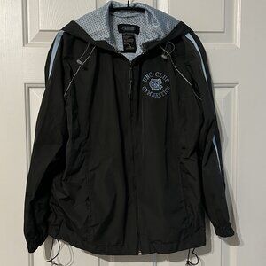 Athletic Works UNC logo Womens Hooded Jacket Sm Blk UNC Tarheels Club Gymnastics